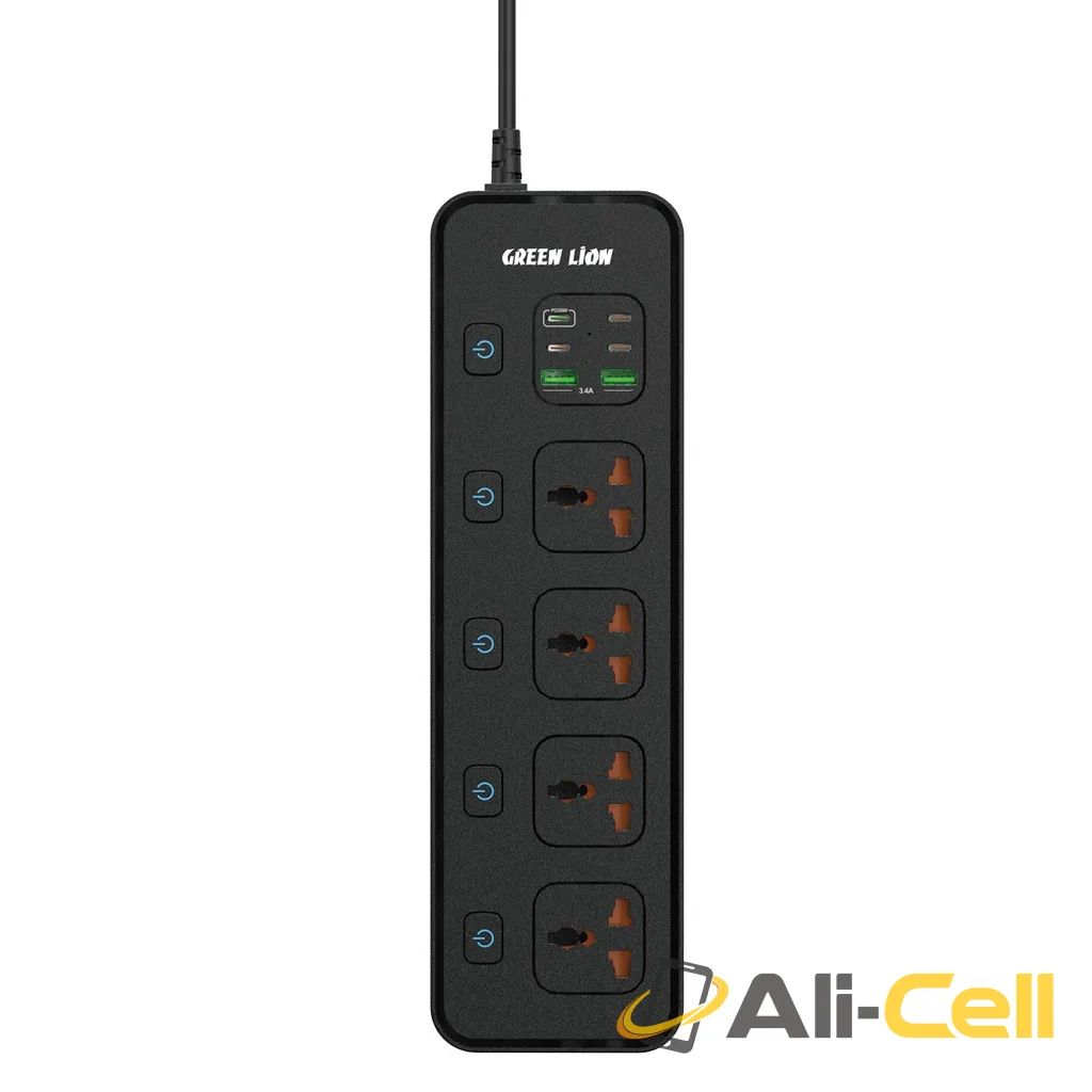 Green Lion PD30W Power Socket - Black
