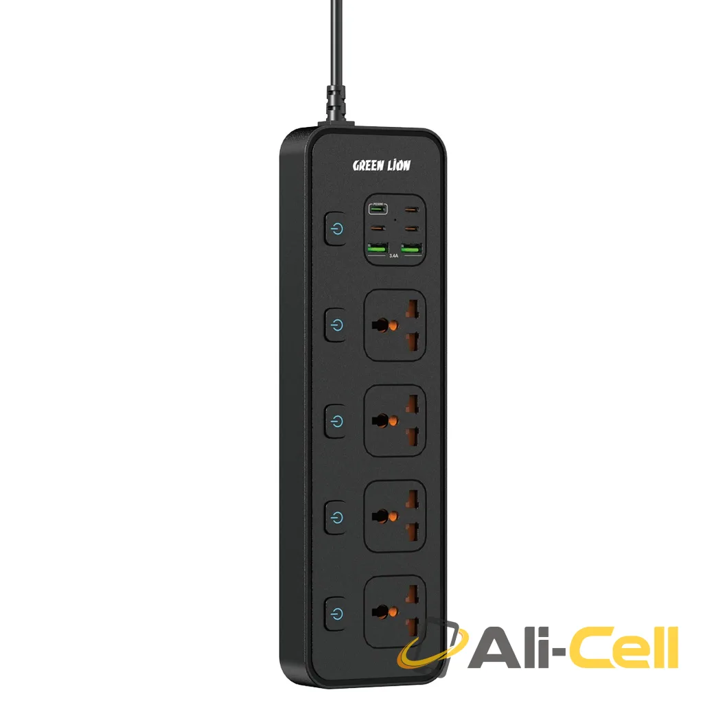 Green Lion PD30W Power Socket - Black — 2