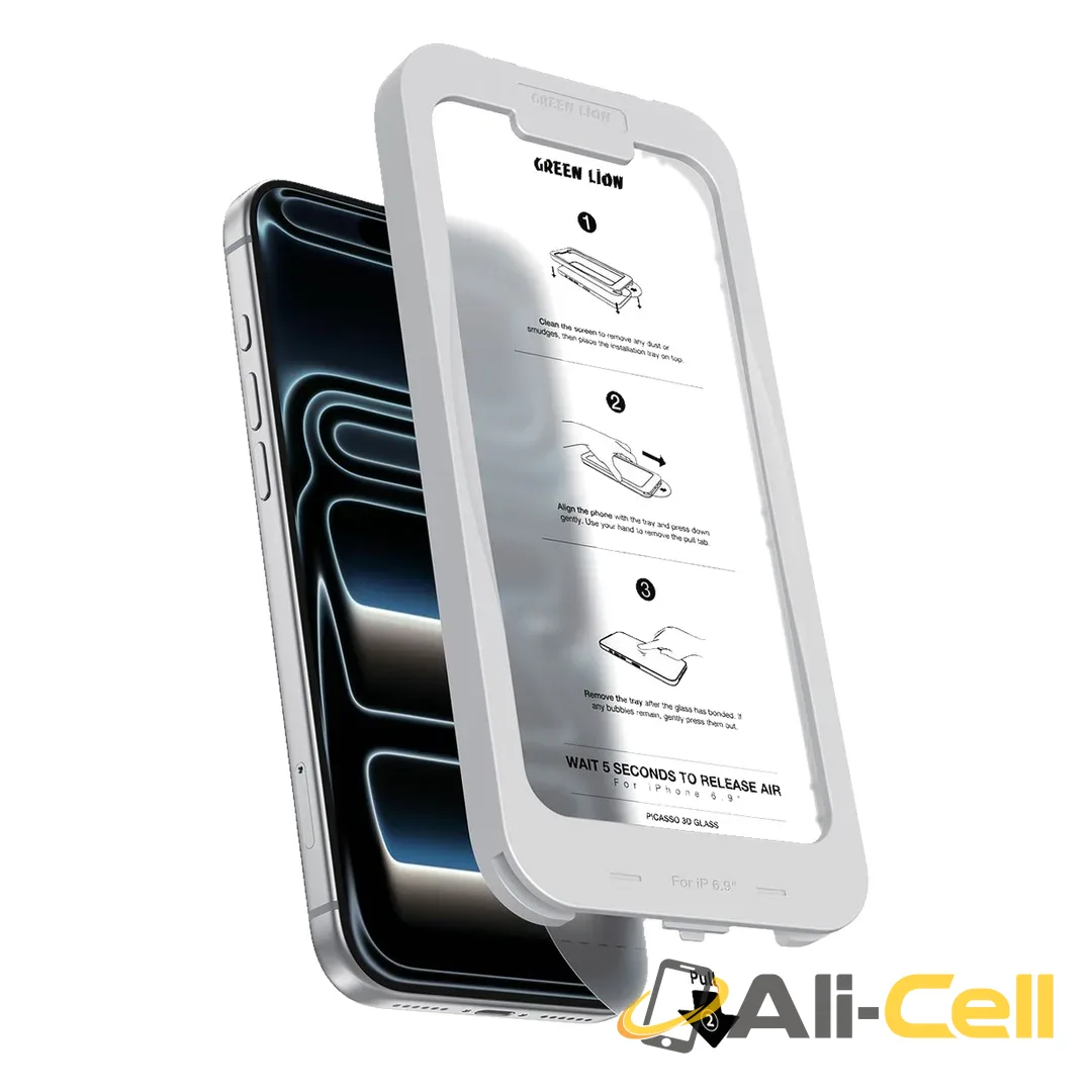 Green Lion Picasso 3D Glass for iPhone 18/17 Pro Max