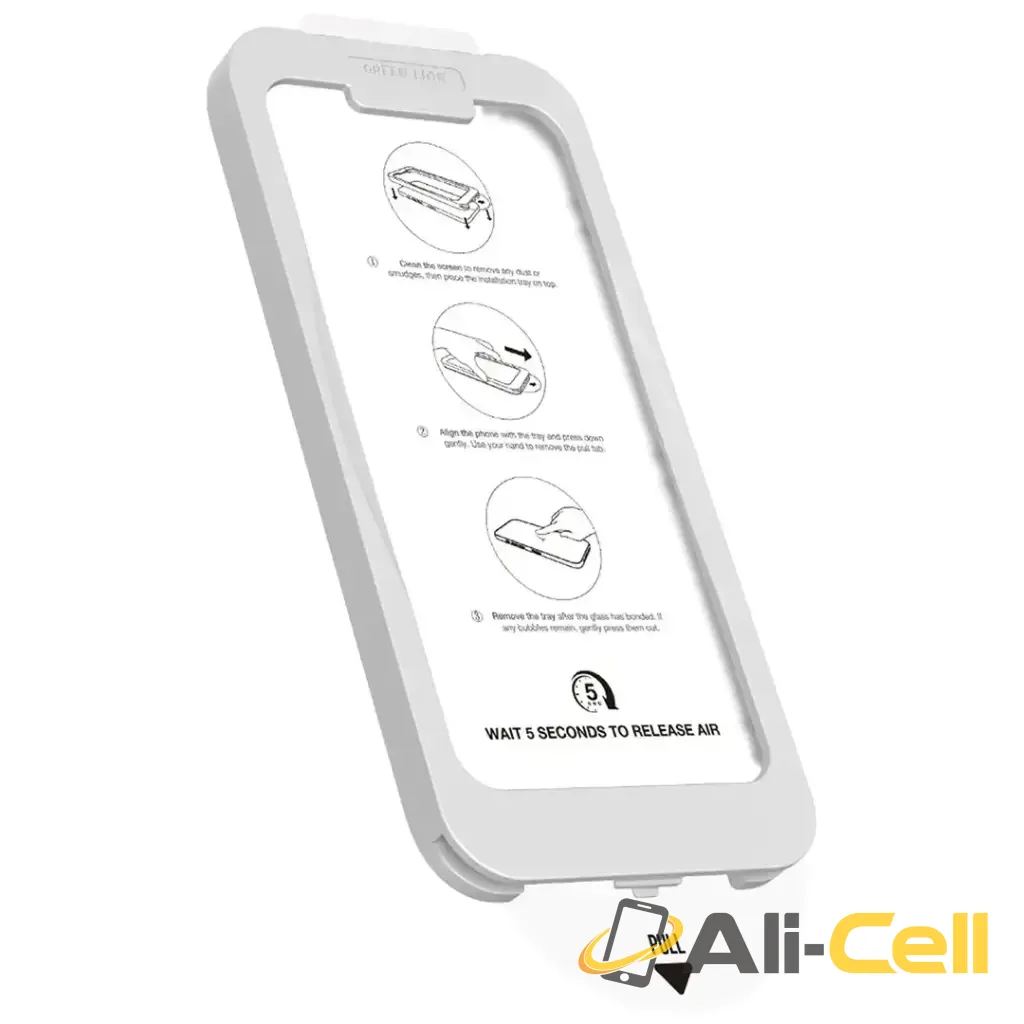 Green Lion Picasso 3D Glass with Alignment Tray for iPhone 17 Series - Black Edge/Clear