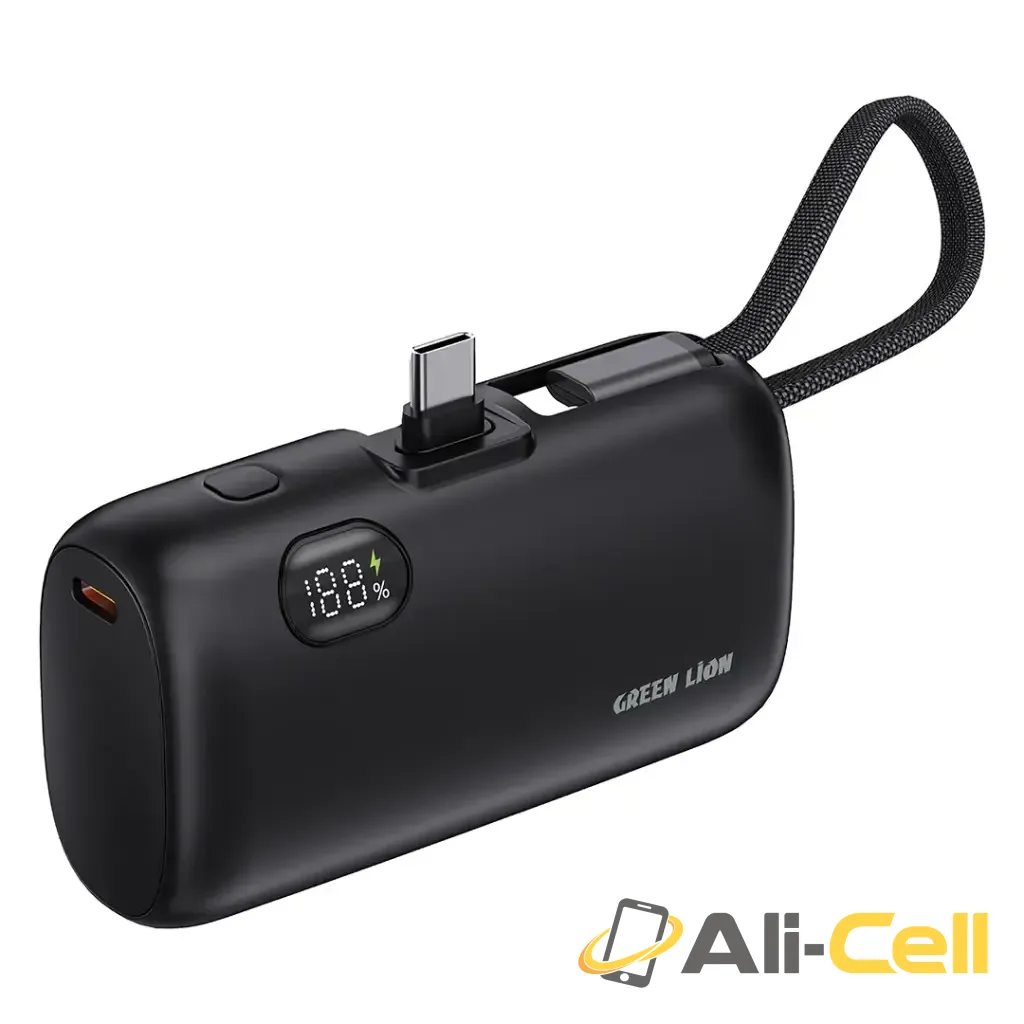 Green Lion Pocket Volt 10000mAh Power Bank - Black