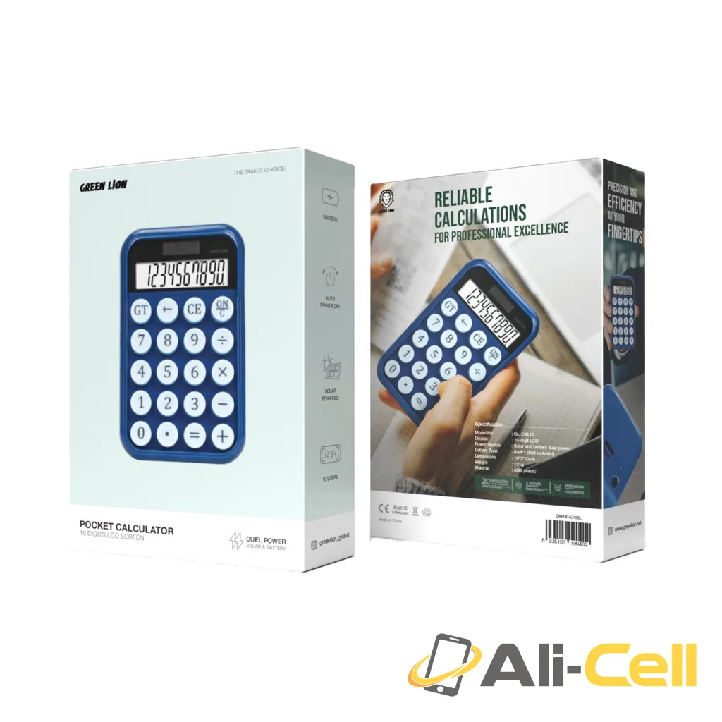 Green Lion Pocket Calculator — 2