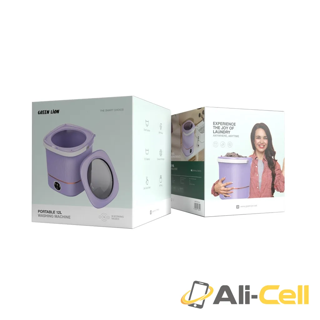 Green Lion Portable 12 L Washing Machine - Purple — 2
