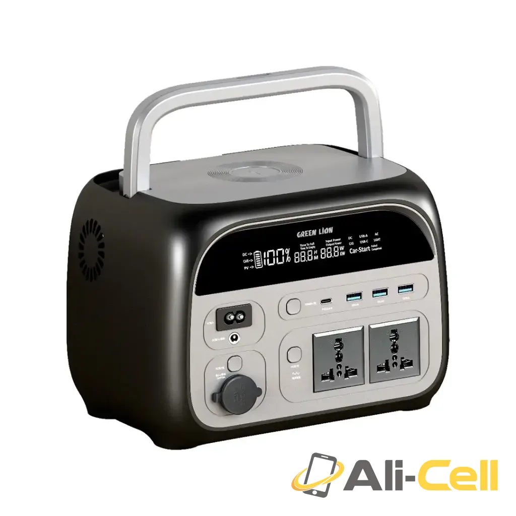 Green Lion Portable 72000mah Power Station 600W - Black