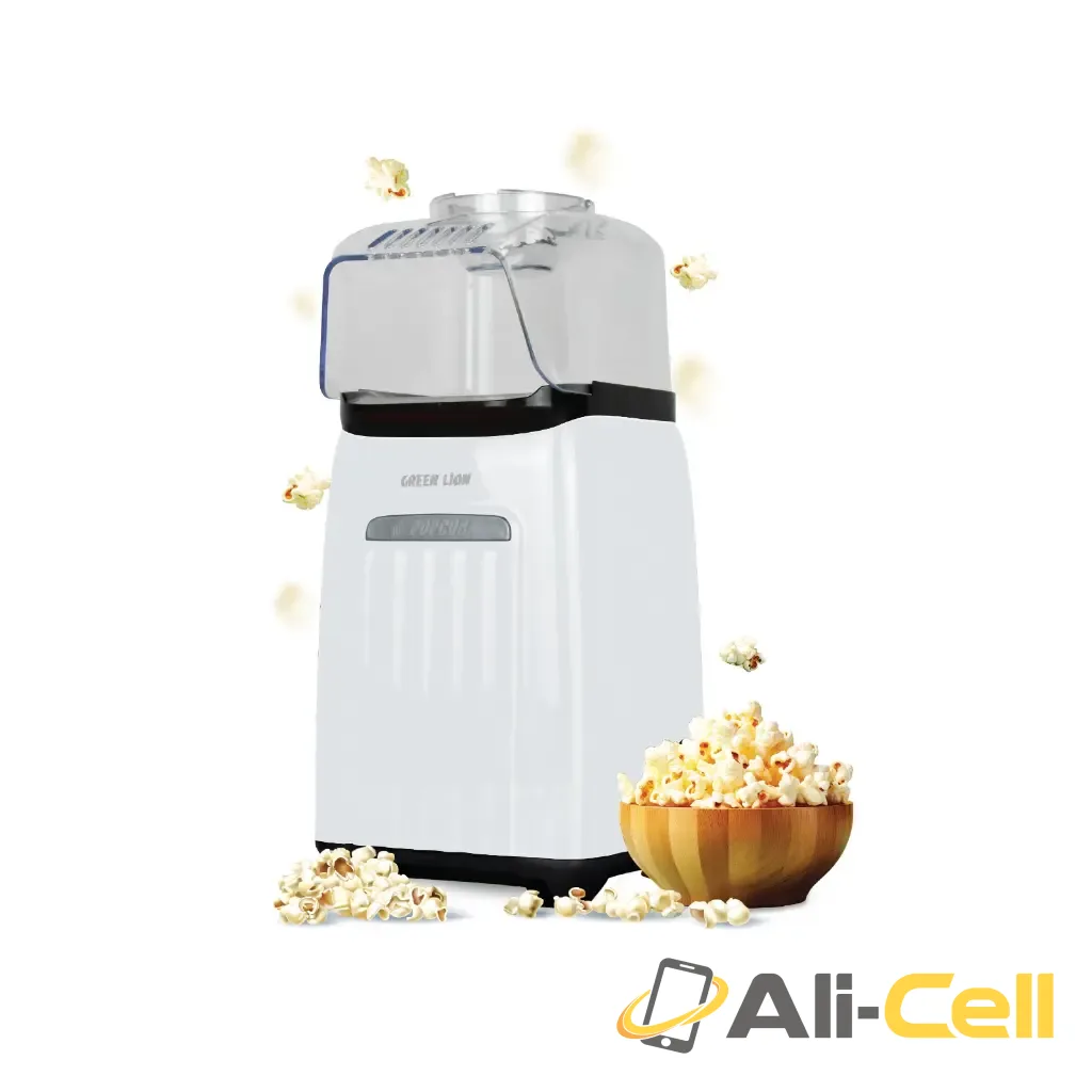 Green Lion PopJoy Pop Corn Maker - White — 3