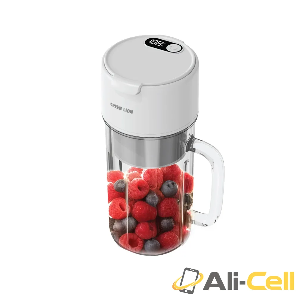 Green Lion Portable Blender Mug 2 - White