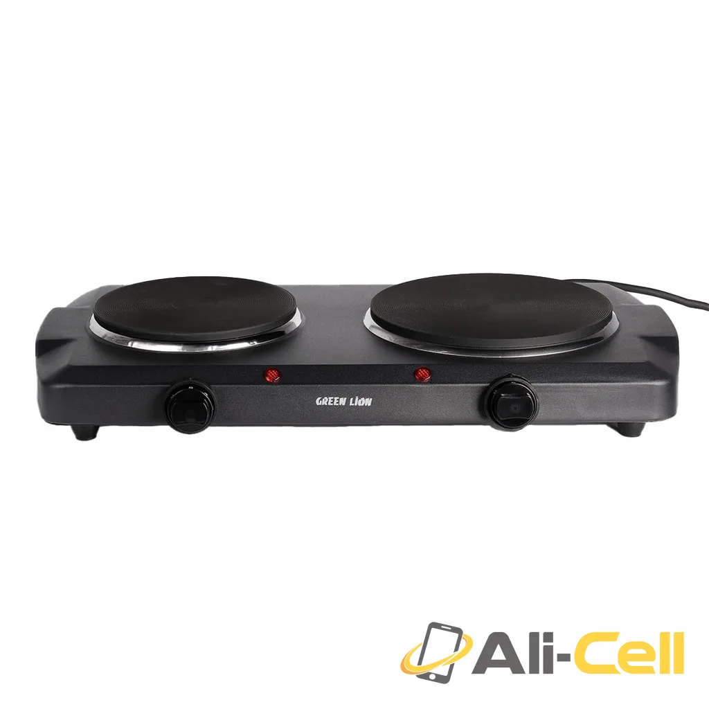 Green Lion Portable Dual Electric Stove 2500W -Black