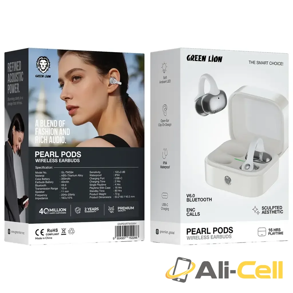 Green Lion Pearl Pods Wireless Earbuds — 2