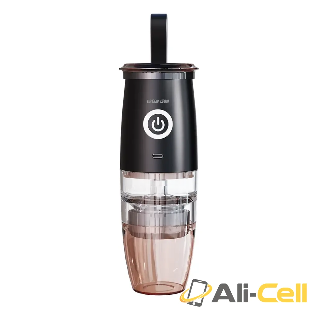 Green Lion Portable Coffee Grinder-Black