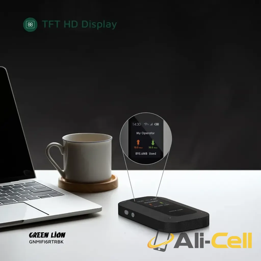 Green Lion Portable Mifi Router - Black — 3