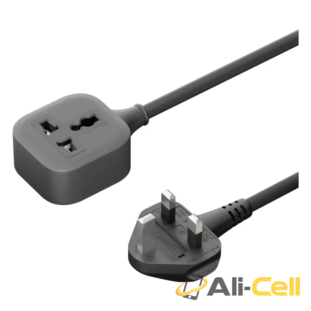 Green Lion Power Guard Universal Extension Socket - Black