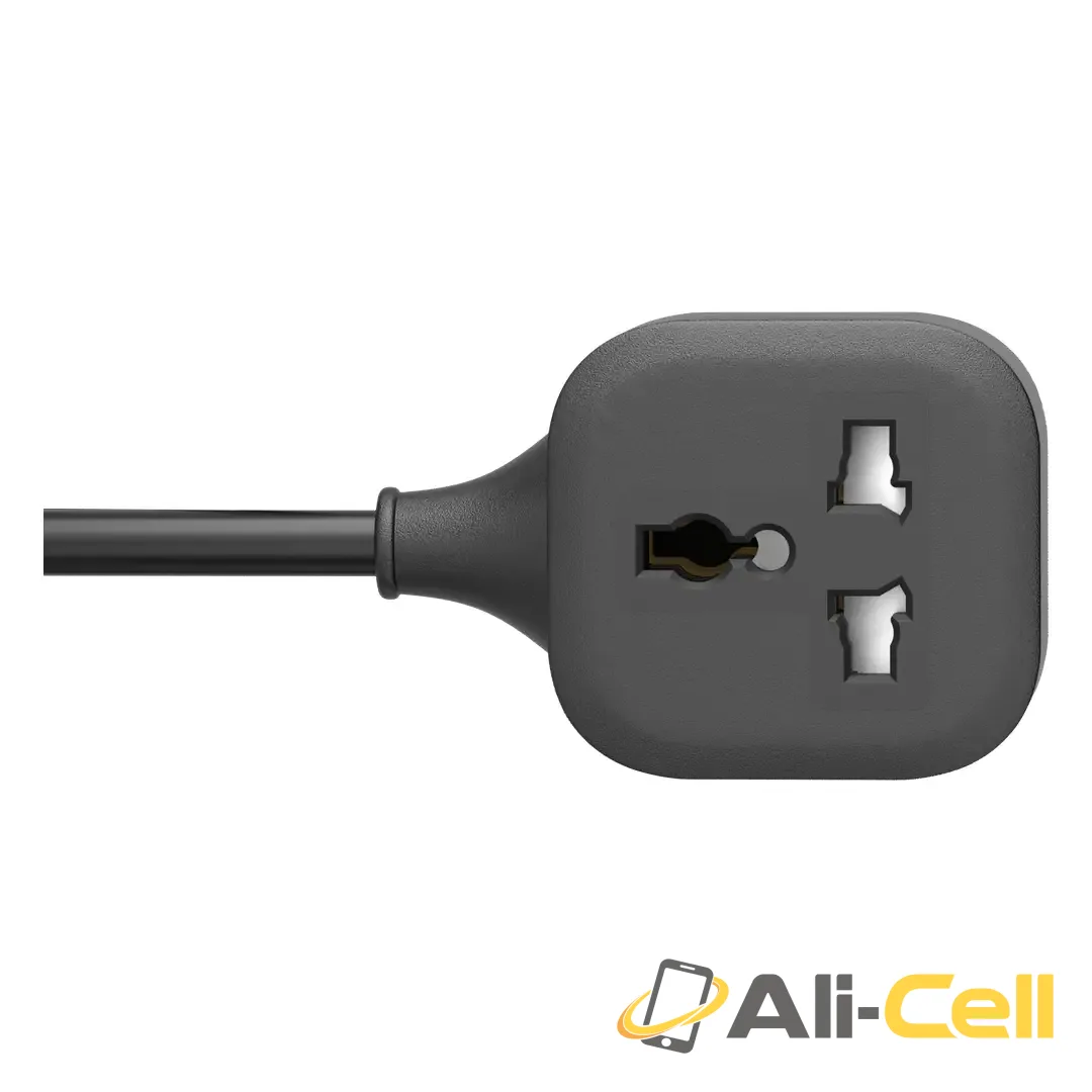 Green Lion Power Guard Universal Extension Socket - Black — 3
