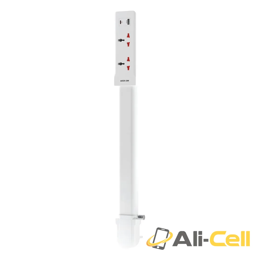 Green Lion Power Link Universal Power Strip - White