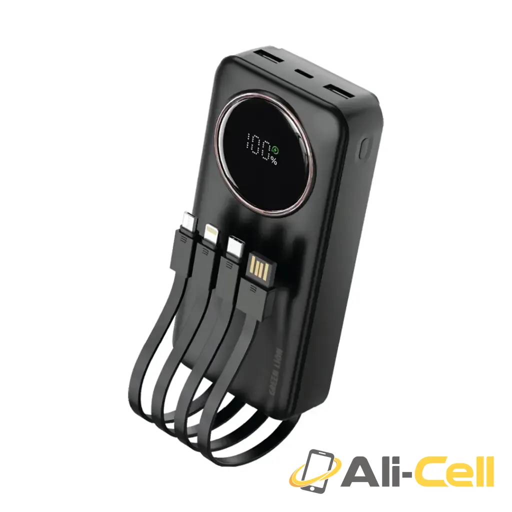 Green Lion Power Pulse 20000mAh Power Bank - Black