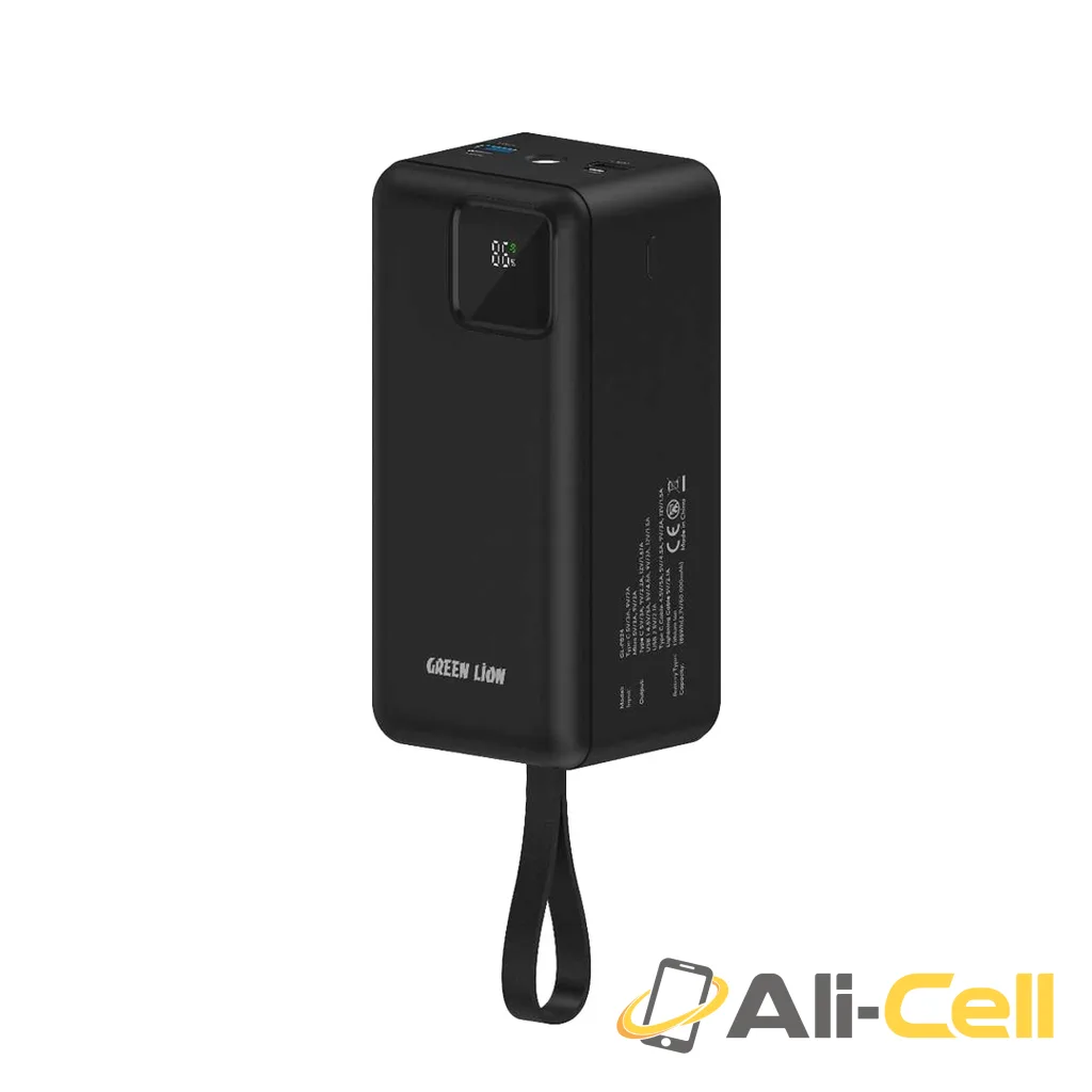 Green Lion Power Tank 50000mAh Power Bank - Black