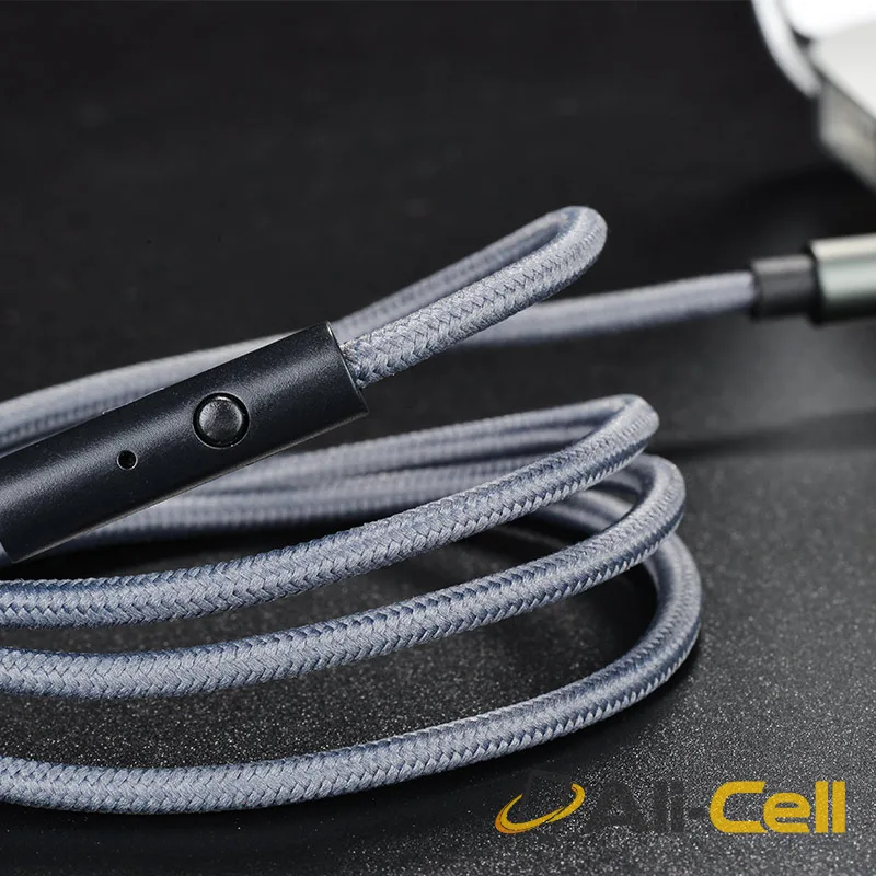 Cable 3.5mm to 3.5mm “UPA04 Noble sound” AUX with mic and button — 6