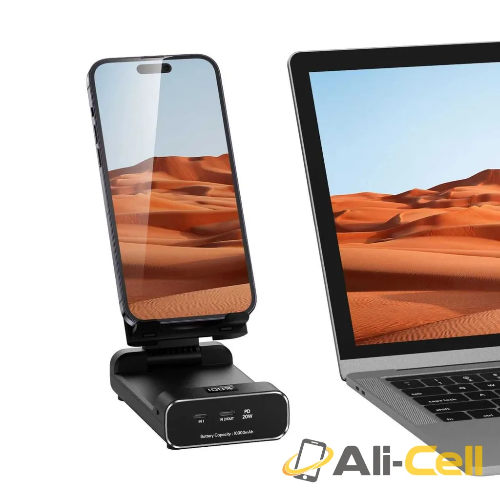 Green Lion Powerbank And Foldable Mobile Stand 10000mAh — 3