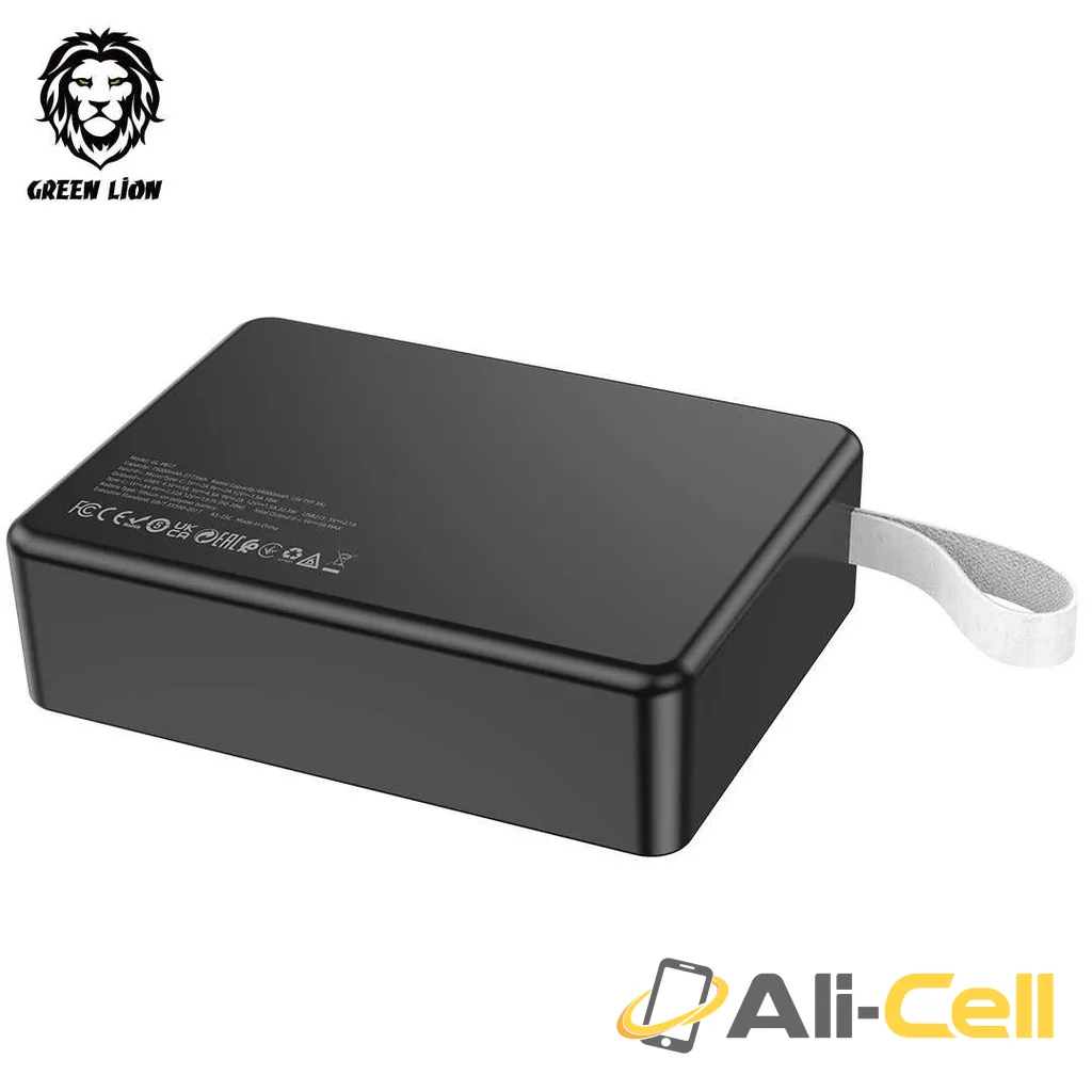 Green Lion Power Volt Mega Capacity Power Bank 75000mAh PD 20W QC3.0 22.5W - Black — 3