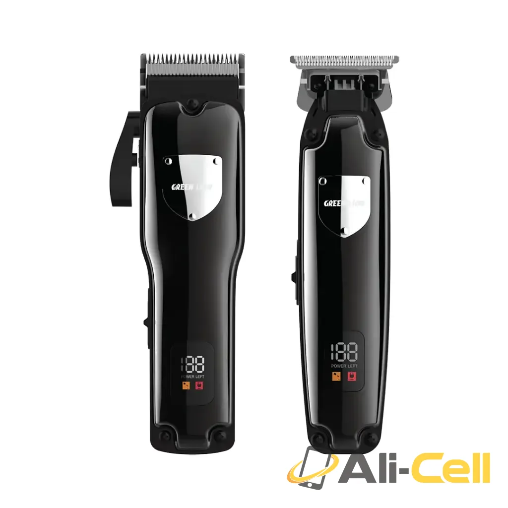 Green Lion Pro Trim Duo Hair Clipper - Black