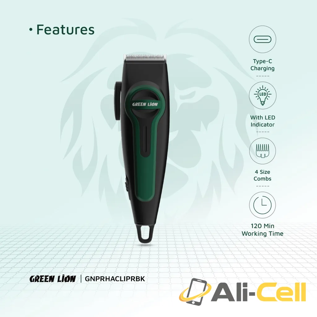Green Lion Professional Hair Clipper — 3