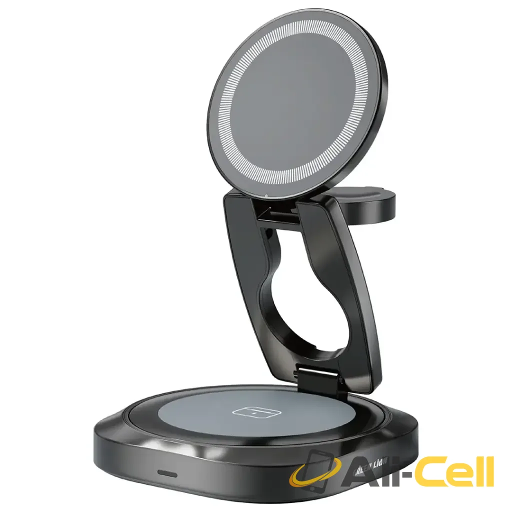 Green Lion Qi2.2 Mag Flex 3-In-1 Wireless Charger - Gray