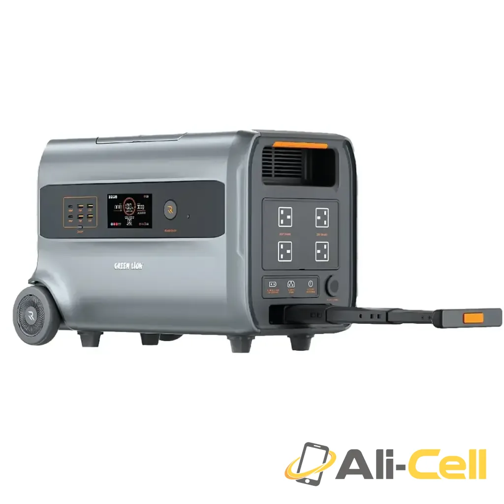 Green Lion RG-2400 Power Station with 2400Wh 50000mAh LiFePO4 Battery - Gray