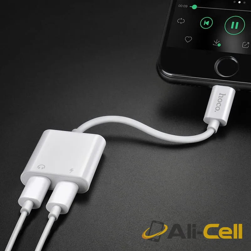Adapter Lightning to 2xLightning «LS5» 2 in 1 audio converter — 6