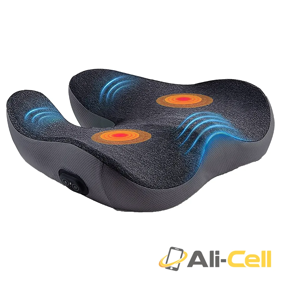 Green Lion Relieve Seat Cushion with Massage & Heat Therapy - Grey