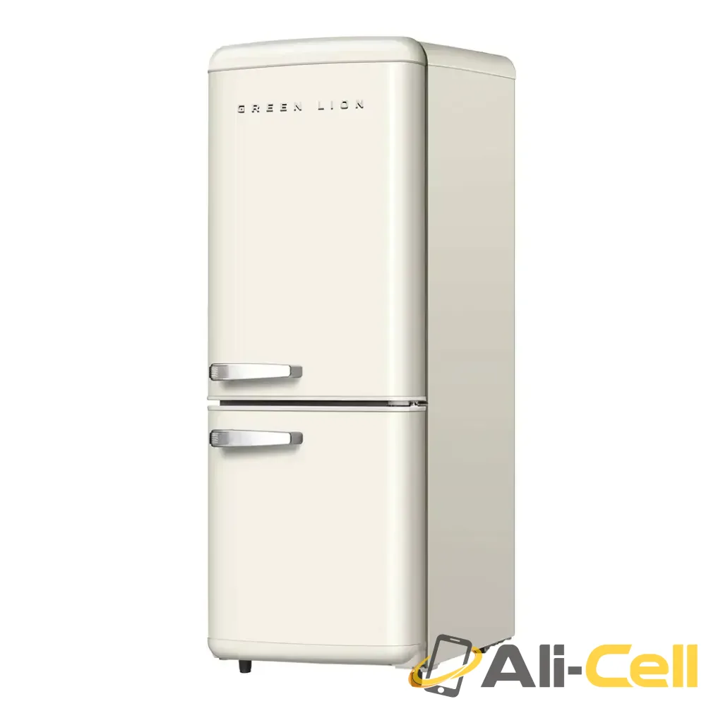 Green Lion Retro 103L Refrigerator - Beige