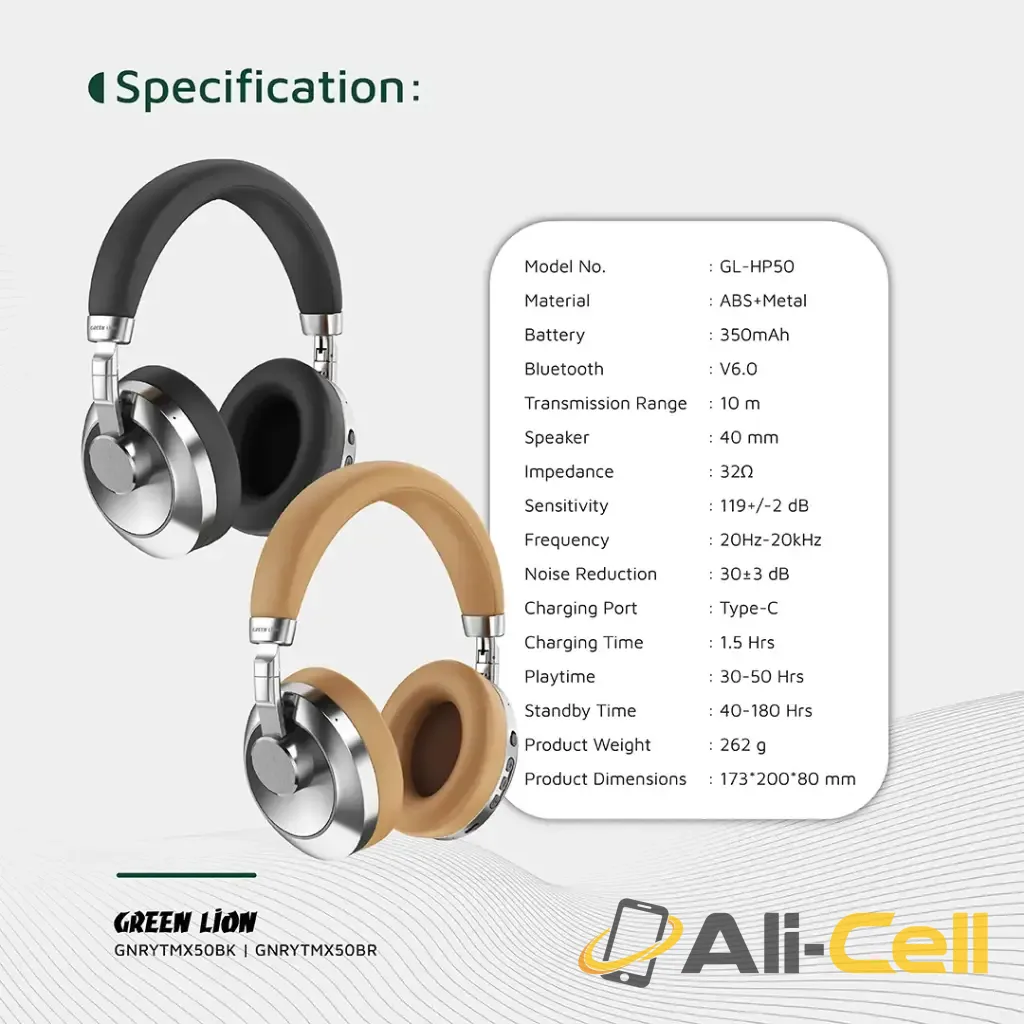 Green Lion Rhythm X50 ANC Wireless Headphone — 2