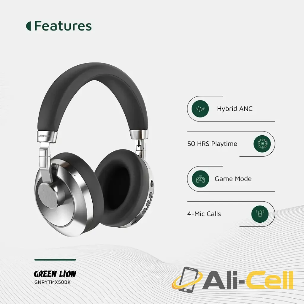 Green Lion Rhythm X50 ANC Wireless Headphone — 3