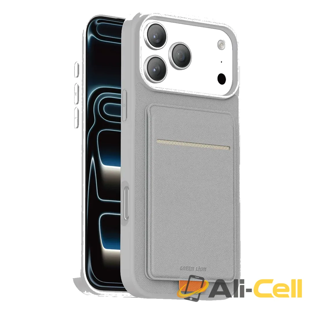 Green Lion Regal Pu Leather Case with Card Holder for iPhone 18/17 Pro / Pro Max