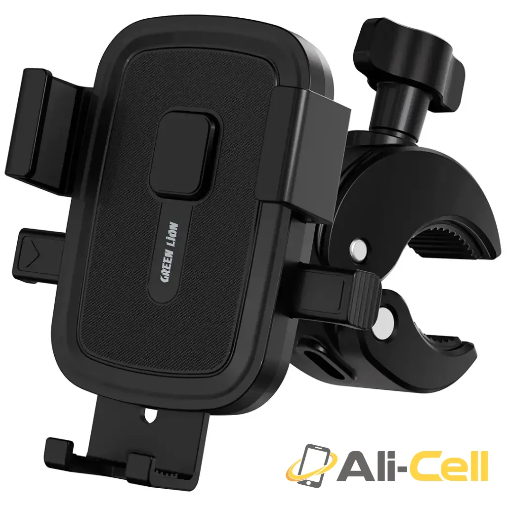 Green Lion Ride Mount Bike Phone Holder - Black