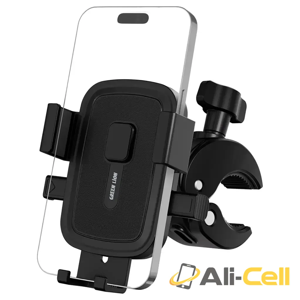 Green Lion Ride Mount Bike Phone Holder - Black — 3