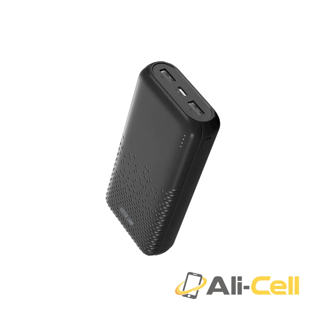Green Lion Rome 20000mAh Power Bank - Black