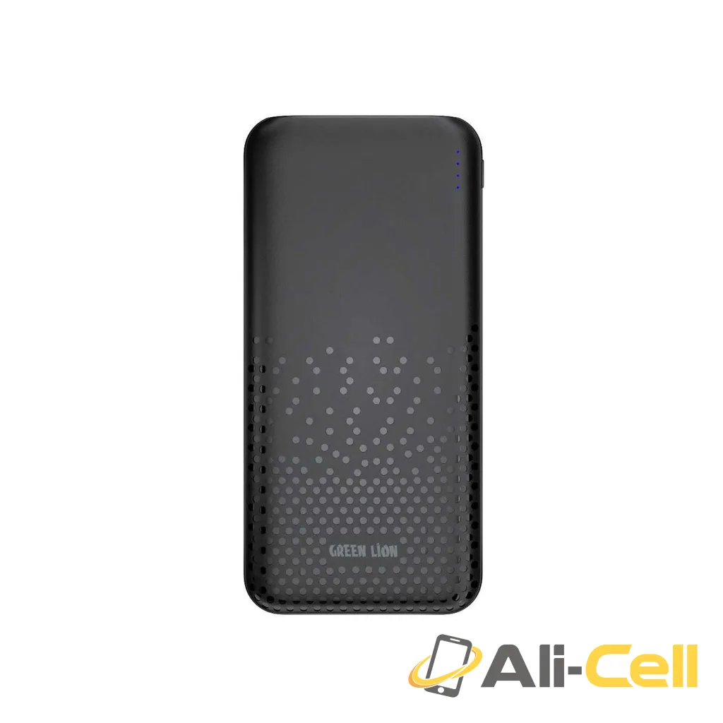 Green Lion Rome Ultra Slim Power Bank 10000mAh - Black