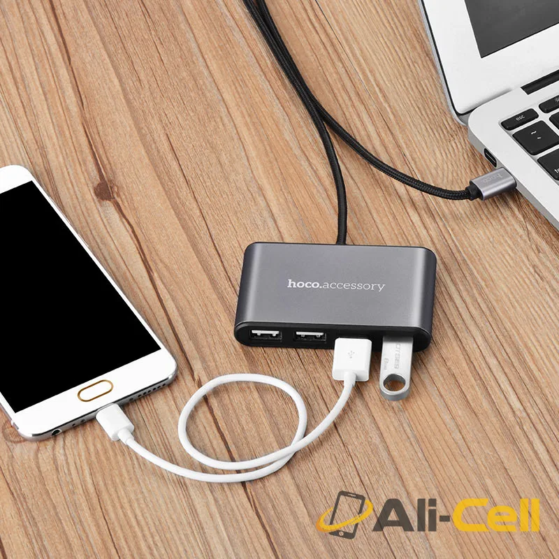Type-C hub “HB3” USB-C to four ports USB 2.0 charging and data sync — 5