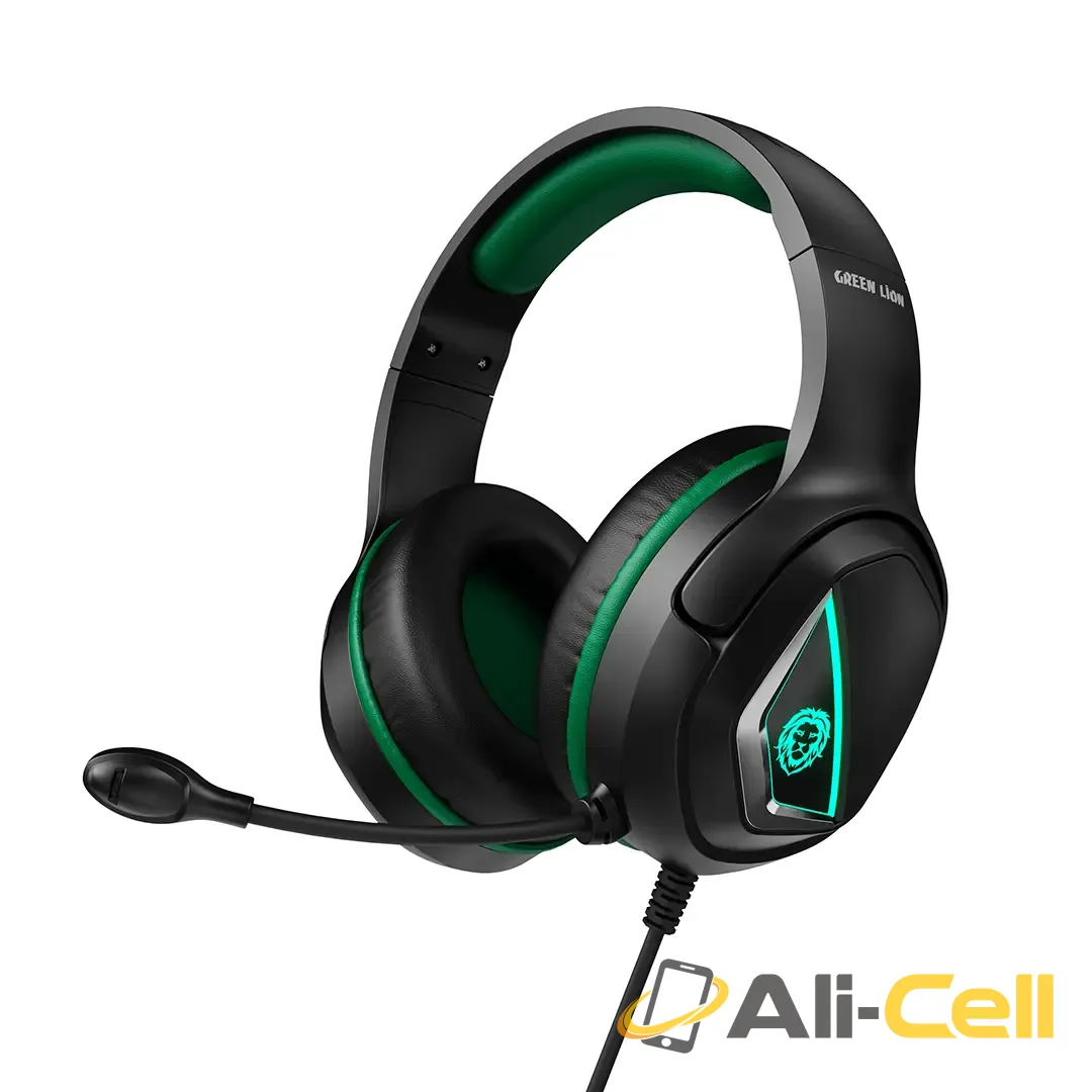 Green Lion Runner Wired Gaming Headphone - Blue
