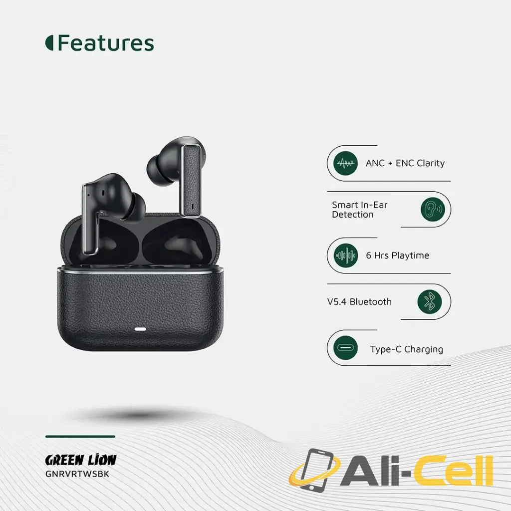 Green Lion River True Wireless Earbuds — 3