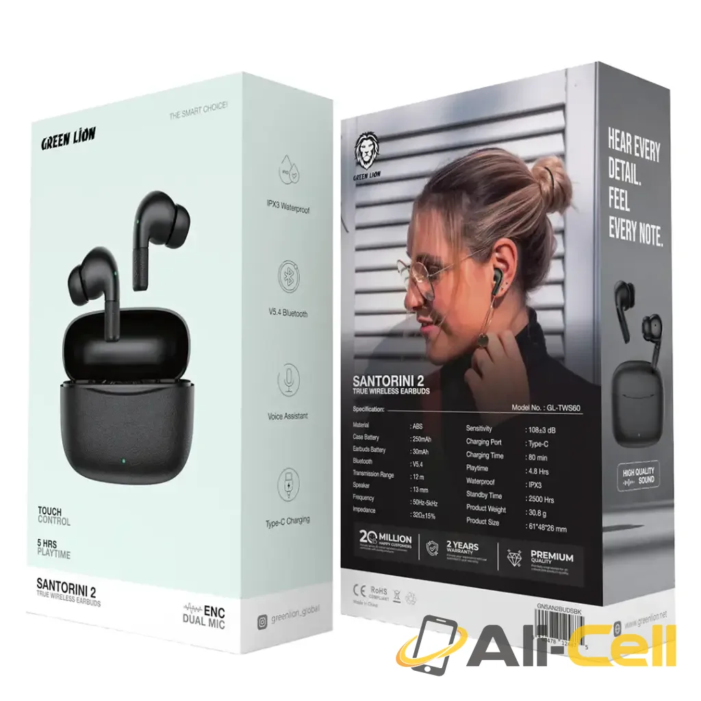 Green Lion Santorini 2 True Wireless Earbuds TWS — 2