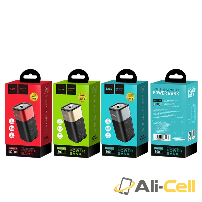 Power bank «J24 Cool energy» 8000 mAh dual USB output — 7
