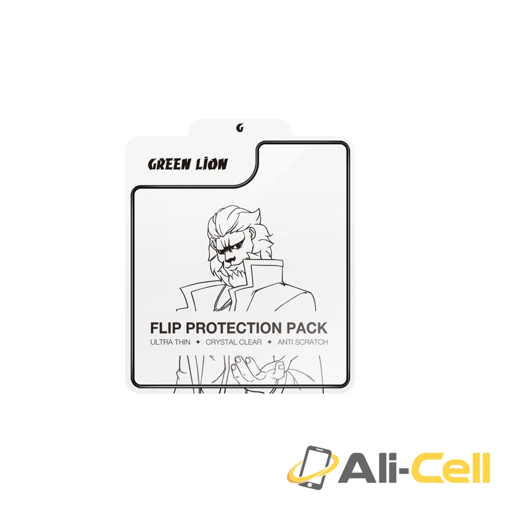 Green Lion Samsung Galaxy Z Flip 6 Fold Protection Pack - Clear — 3