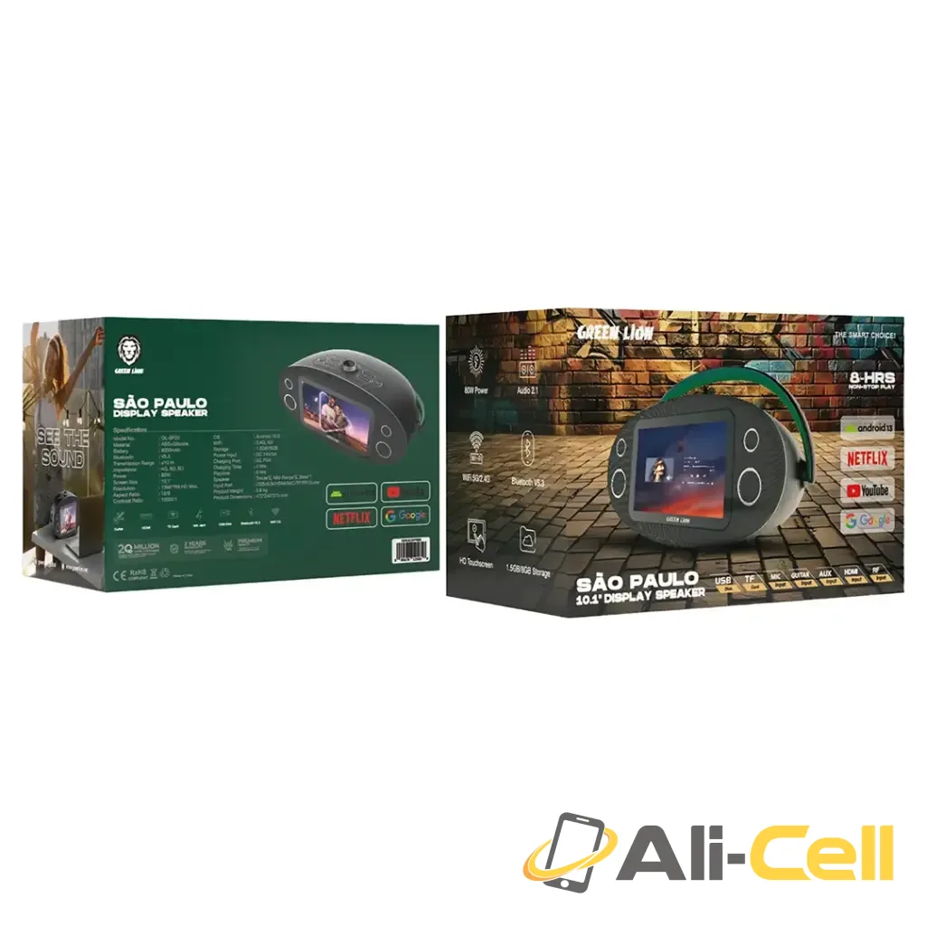 Green Lion Sao Paulo Display Speaker - Black — 3