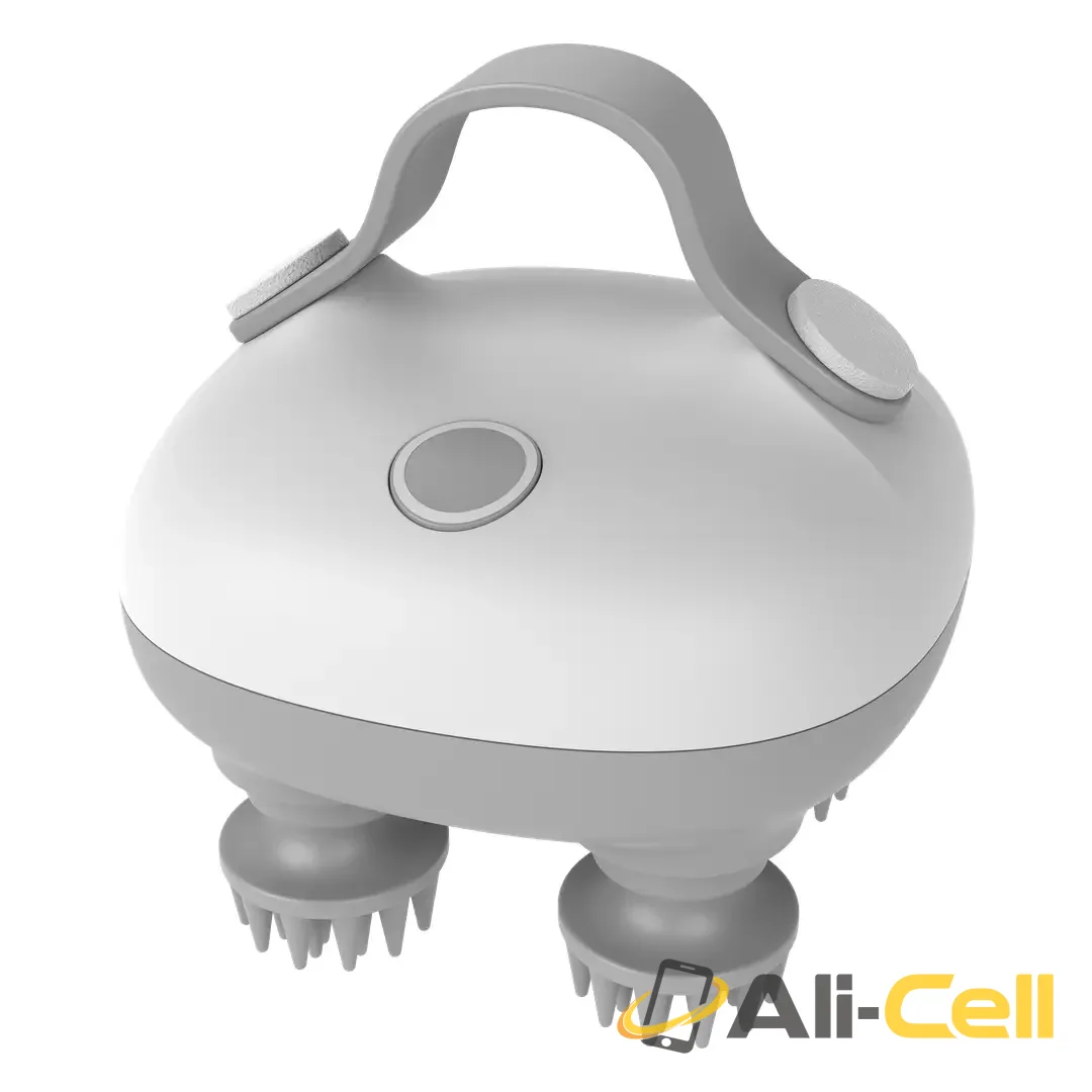 Green Lion Scalp Massager with 360° Detachable Heads - Grey — 2