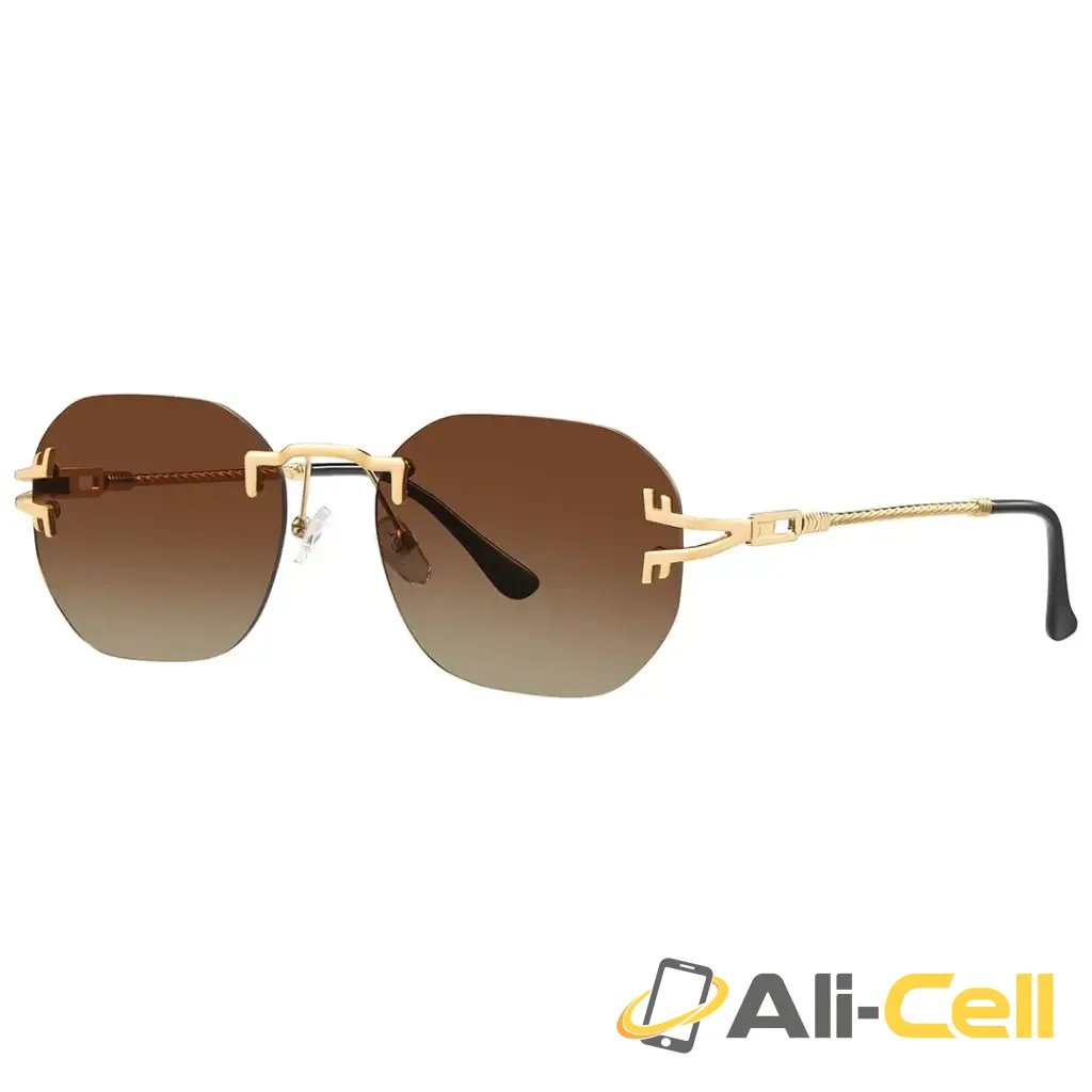 Green Lion Selvante Sunglasses - Gold