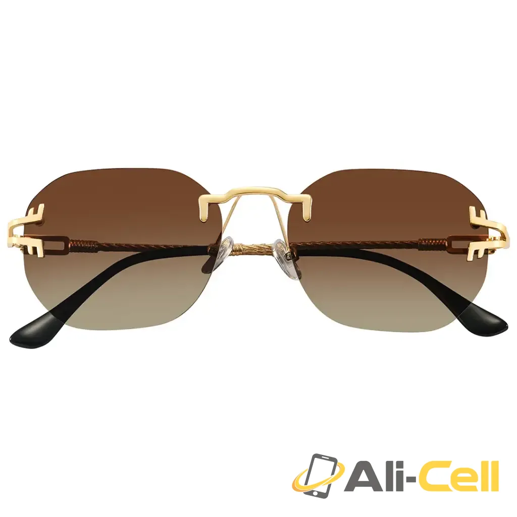 Green Lion Selvante Sunglasses - Gold — 2