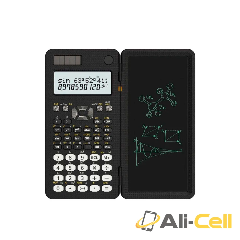 Green Lion Scientific Calculator & Writing Pad - Black