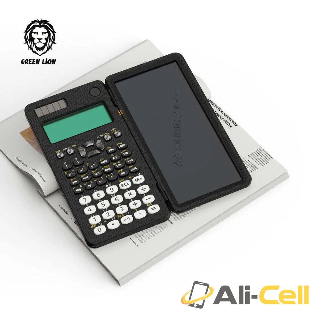 Green Lion Scientific Calculator & Writing Pad - Black — 3