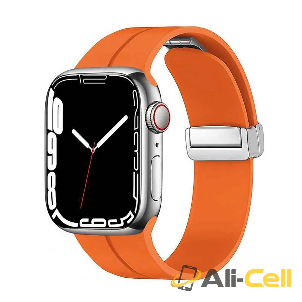 Green Lion Silicone Loop Watch Band 42/44/45/49MM - Orange