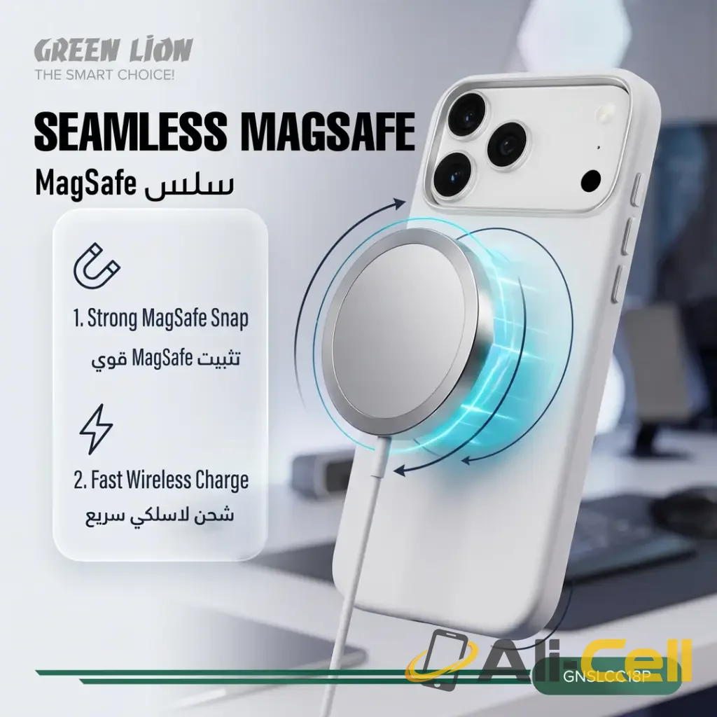 Green Lion Silicone MagSafe with Durable Liquid Silicone for iPhone 18/17 Pro / Pro Max — 2